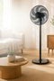 Kumtel KTF-760 Ventilador de 50W con 7 Aspas y Altura Ajustable